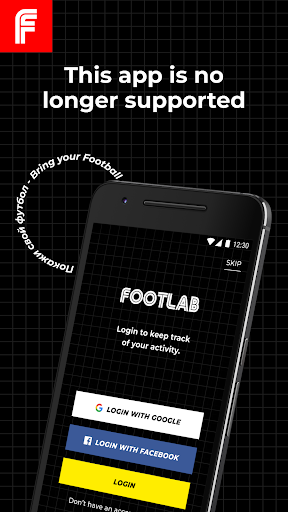 Android application Footlab screenshort