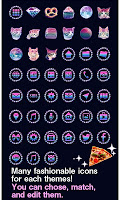 screenshot of Funny Theme-Pizza Space Cat!-