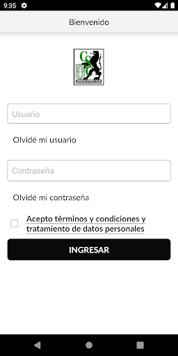 Android application Caracas Sports Club screenshort