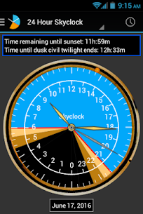 Skyclock The sunrise/sunset twilight calculator v1.5-4 MOD APK (Premium Unlocked) Free For Android 7