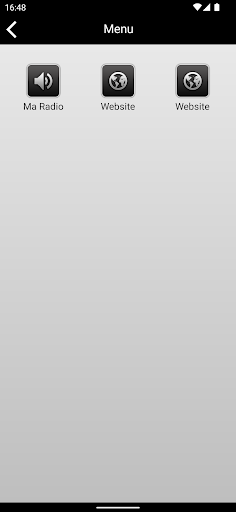 Android application Le p'titmedia, la radio screenshort