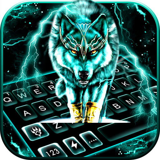 Thunder Neon Wolf Theme 8.7.9_0907 Icon