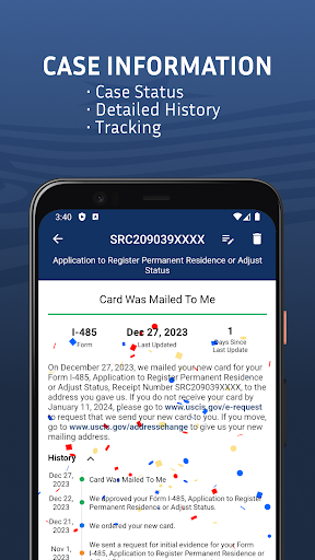 Case Tracker US Immigration Screenshot 3 - AppWisp.com