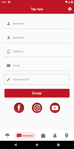 Aseguradora Tajy Screen 3