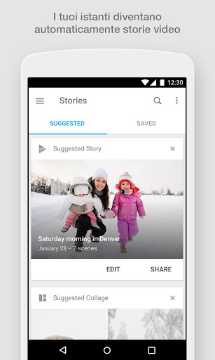 Anteprima dell'app