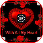 Cover Image of Herunterladen Hearts Animated GIFs  APK