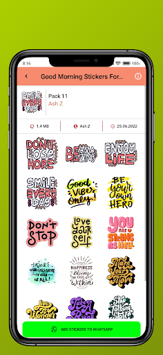 Good Morning Sticker WaSticker