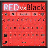 Pretty Red vs Black Keyboard icon