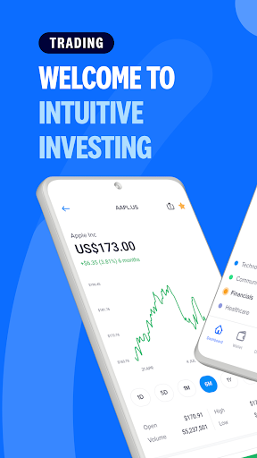 Android application Superhero | Share Trading screenshort