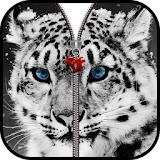 cheetah zipper lock screen icon