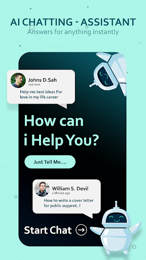 Android application Chat GTP - AI Assistant screenshort