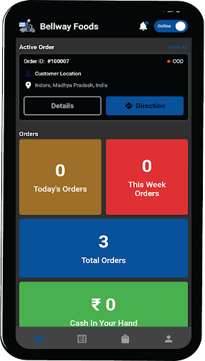 Bellway Foods Delivery Screen 3