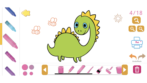 Paint а tiny Unicorn: Coloring androidhappy screenshots 1