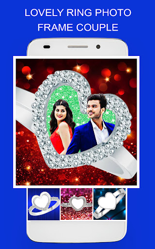 Lovely ring photo frame couple Screen 2