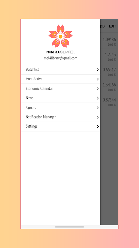 Android application Nuri Signals screenshort