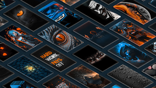 Android application Black Wallpapers HD Live Dark screenshort