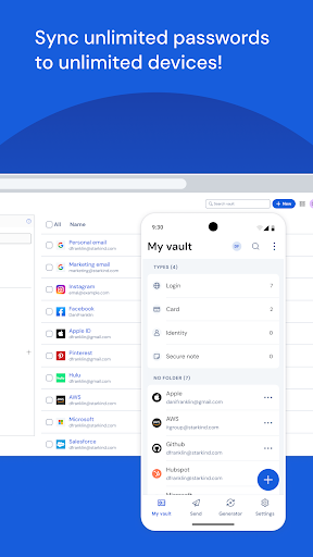 Screenshot of Bitwarden Password Manager