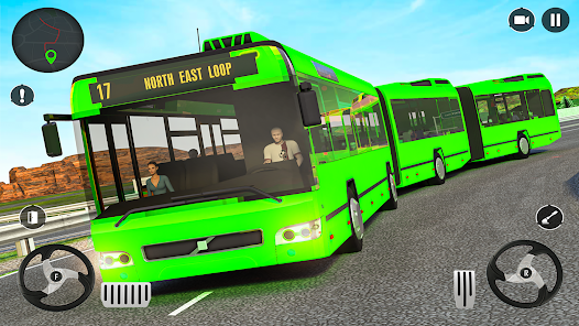 Coach Bus Train Driving Games  screenshots 3