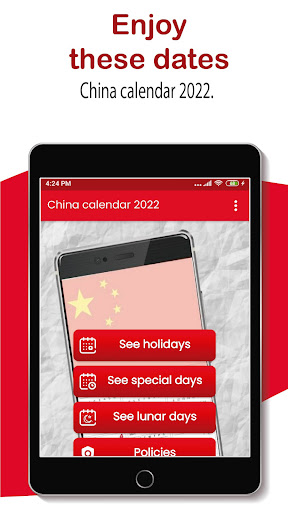 China calendar 2022