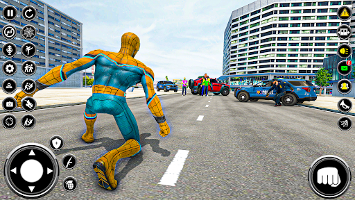 Android application Rope Hero: Spider Hero Games screenshort