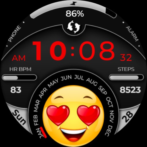 Emoji Smile Mood Cool Face logo