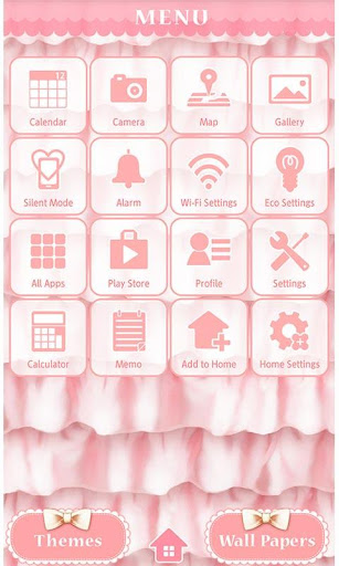 -Sparkly Frills- Theme +HOME Screen 3