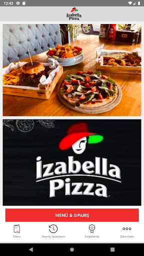 Android application İzabella Pizza screenshort