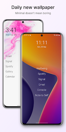 Olauncher. Minimal AF Launcher Screen 2
