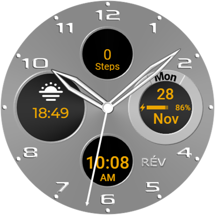 Android application Rev002 Hybrid Watch Face screenshort