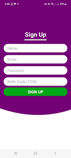 Android application Point Cash screenshort