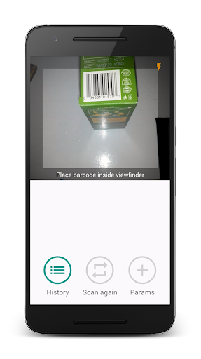 QR Barcode Scanner. Inventory. Screen 2