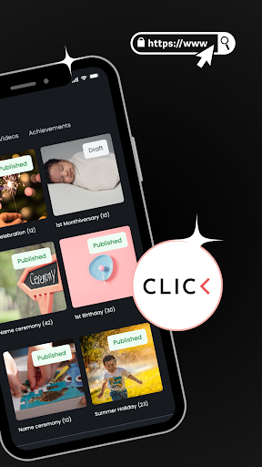 Click - Photography Portfolio Screen 2