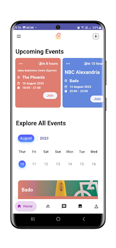 Android application Bado screenshort