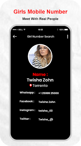 Free girl cell phone numbers