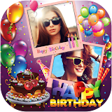 Happy Birthday Photo Collage icon