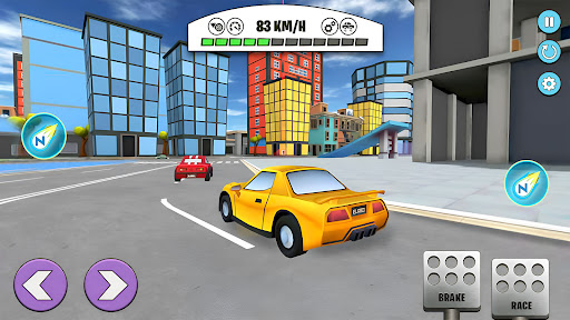PolyCars: City Racing Car Game screenshot 21