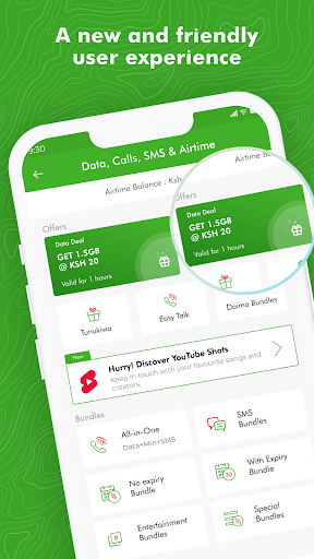 Android application MySafaricom screenshort