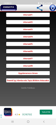 İş Bul İş Ara - Mobil Uygulama Screen 2