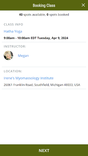 Screenshot of Irene's Myomassology Institute