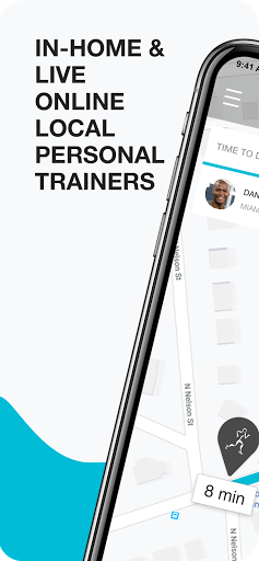 Android application Send Me A Trainer screenshort