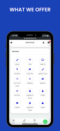 Awoofsub - Buy Data & Airtime Screen 2