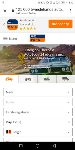 Used cars for sale Belgium