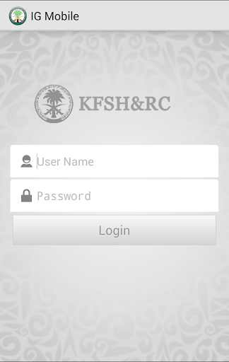 Android application IG Mobile screenshort