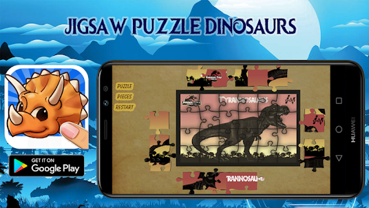 恐竜ジュラ紀パズル - ディノジグソーパズル