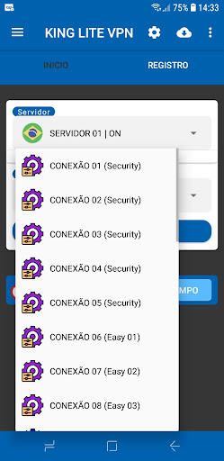 KING LITE VPN Screen 2