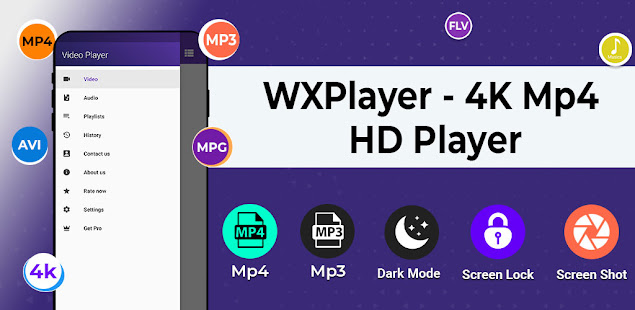 WXPlayer - 4K Mp4 HD Player 1.2.7 Screenshots 1