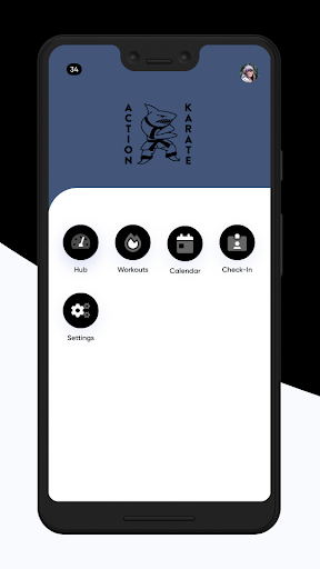 Android application Action Karate screenshort