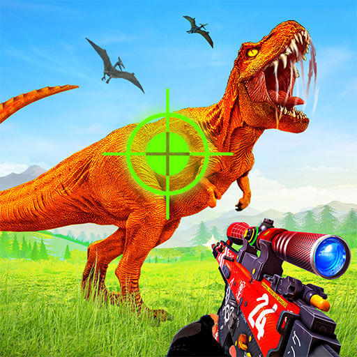 Jungle Dino Hunting Gun Games