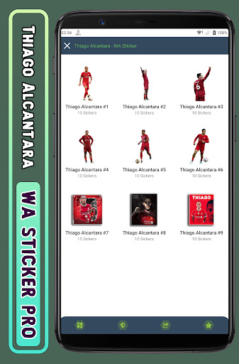 Android application Thiago Alcantara - WA Sticker screenshort