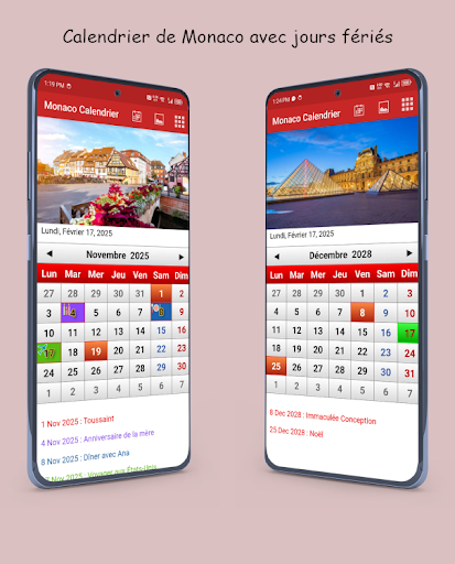 Monaco Calendrier 2026 screenshot 2
